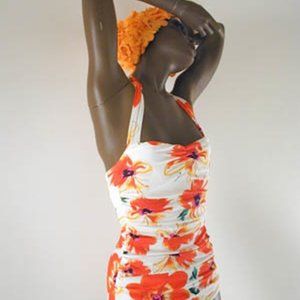 New Vintage-Pin-up style One Piece Swim Suit: Size 6